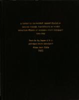 A survey of the present weight status of college women - participants in weight reduction studies at Michigan State University, 1950-1960