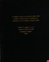 The American trade and business association : a study of its growth, structure, and functions in the emergent American society