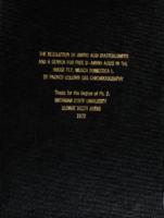 The resolution of amino acid diastereomers and a search for free D-amino acids in the house fly, musca domestica L. by packed column gas chromatography / by