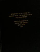 An examination of the attitudes of a secondary school staff concerning certain educational problems