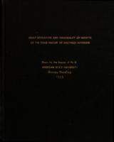 Adult education and personality of inmates of the State Prison of Southern Michigan