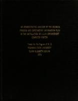 An administrative analysis of the decision process and concomitant information flow in the installation of a law enforcement computer system