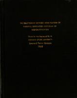 The relationship between some factors of parental deprivation and delay of need-gratification