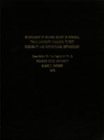 Relationship of reading ability of remedial track university freshmen to text readability and instructional methodology