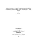 The role of cultural factors and perceived discrimination on parenting style and children's school readiness skills among Latinos