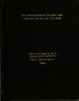 Sex identification by children ages two and one-half to five years