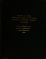 San Miguel Milpas Altas : an ethnographic analysis of interpersonal relations in a peasant ladino community of Guatemala