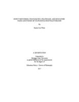 Donut devourers, fish fanatics, politicians, and educators : faces and voices of state education policymaking