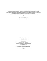 Understanding social versus nonsocial intention in autism spectrum disorder : exploring the neural correlates of intention understanding based on intentional content