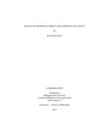Essays on job displacement and earnings volatility