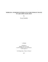 Modeling and Remote Sensing of Water Storage Change in Lake Urmia Basin, Iran