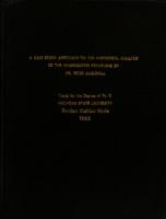 A case study approach to the rhetorical analysis of the Washington preaching of Dr. Peter Marshall