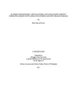 Blurred consciousness : how blackness and space shapes identity formation among South African Coloureds and New Orleans Creoles