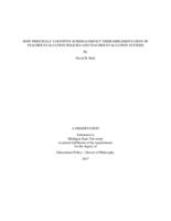 How principals' cognitive schemas impact their implementation of teacher evaluation policies and teacher evaluation systems