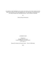 Examining the experience of aging out of place in the United States for Asian Indian late-life immigrants and the risk and protective factors within multigenerational Asian Indian families