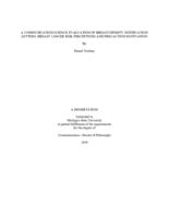 A communication science evaluation of breast density notification letters : breast cancer risk perceptions and precaution motivation