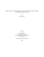 Knowledge and attitudes towards autism spectrum disorders amongst general practitioners in Karachi, Pakistan