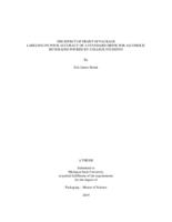 The effect of front of package labeling on pour accuracy of a standard drink for alcoholic beverages poured by college students