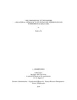 LMX comparisons between peers : a relational approach to studying LMX differences and interpersonal behaviors