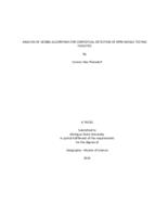 Analysis of GEOBIA algorithms for contextual detection of DPRK missile testing facilities