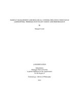 Habitat management and biological control influence Pieris rapae (Lepidoptera : Pieridae) host plant choice and performance