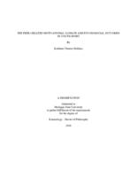 The peer-created motivational climate and psychosocial outcomes in youth sport