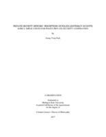 Private security officers' perceptions of police legitimacy in South Korea : implications for police-private security cooperation