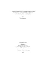 Electrochemistry of nanostructured carbon materials in aqueous electrolytes and room temperature ionic liquids