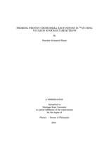 Probing proton cross-shell excitations in 20772070Ni using nucleon knockout reactions