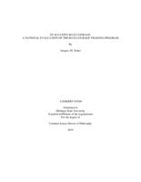 Evaluating blue courage : a national evaluation of the blue courage training program