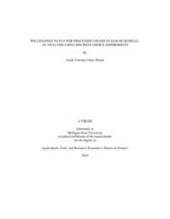 Willingness to pay for processed grains in Dakar, Senegal : an analysis using discrete choice experiments