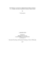 The personal and social dimensions of peer learning : a 2 x 2 model of socio-cognitive conflict regulation