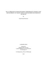 Re-calibration of rigid pavement performance models and development of traffic inputs for Pavement-ME design in Michigan