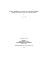 Dynamic geometry task design for axiomatic geometry : student engagement with axiomatic reasoning