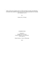 Prevalence of cardiovascular disease risk factors and meeting nutrition recommendations in Kuwaiti schoolchildren by gender and weight status