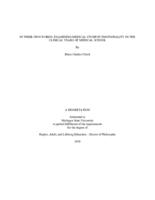 In their own words : examining medical student emotionality in the clinical years of medical school