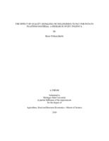 The effect of quality signaling on willingness to pay for potato planting material : a research study in Kenya