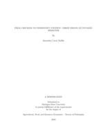 From chickens to persistent poverty : three essays on dynamic behavior