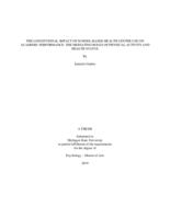 The longitudinal impact of school-based health center use on academic performance : the mediating roles of physical activity and health status