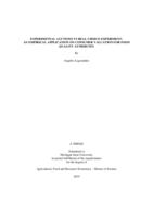 Experimental auctions vs real choice experiment : an empirical application on consumer valuation for food quality attributes