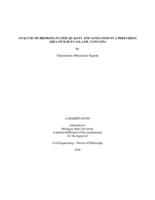 Analysis of drinking water quality and sanitation in a peri-urban area of Dar es Salaam, Tanzania