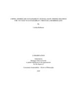 Coffee, gender and sustainability in rural Haiti : finding meanings for "success" in sustainability through a gendered lens