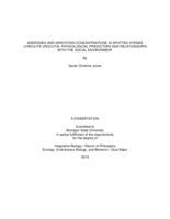 Androgen and serotonin concentrations in spotted hyenas (Crocuta crocuta : physiological predictors and relationships with the social environment