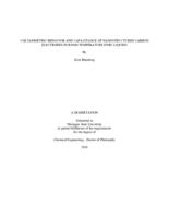 Voltammetric behavior and capacitance of nanostructured carbon electrodes in room temperature ionic liquids