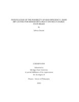 Investigation of the possibility of efficient L-band SRF cavities for medium-beta heavy ion multi-charge-state beams