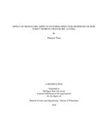 Effect of microscopic defects on superconducting properties of high purity niobium used for SRF cavities