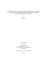 Signal processing and machine learning approaches to enabling advanced sensing and networking capabilities in everyday infrastructure and electronics