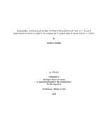 Barriers and facilitators to the utilization of the ACT SMART implementation toolkit in community agencies : a qualitative study