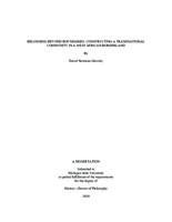 Belonging beyond boundaries : constructing a transnational community in a West African borderland