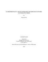 Leader personality, abusive supervision and employee outcomes : an integrative model